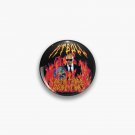 heavy metal pitbull with flames Pin