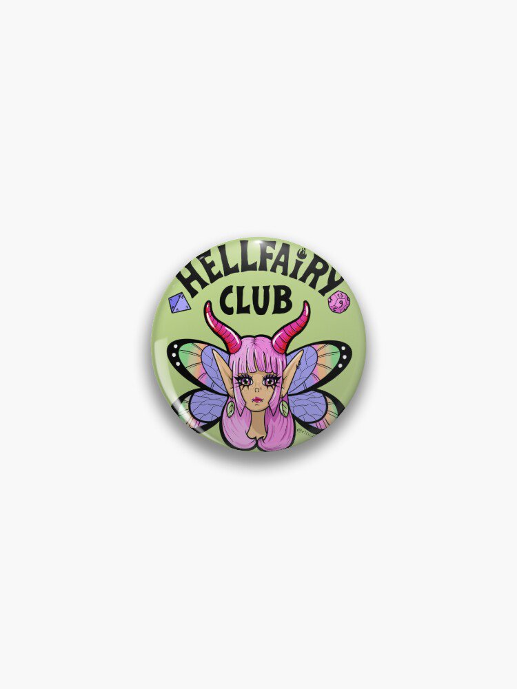Hellfairy Club logo  Pin
