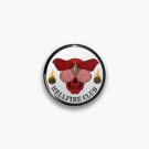 HELLFIRE CLUB circle red  skull-butterfly Pin