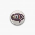 Hello Speech Bubble Typography Pin Hello Speech Bubble Typography Pin