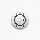 Highbury Clock End (B&W) Pin