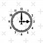 Highbury Clock End (B&W) Pin