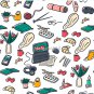 Hobby pattern. Pin