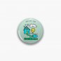 Home Sweet Home - House with happy clouds, trees and garden Pin