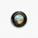Honeymoon Island State Park Florida Retro Distressed Circle Pin