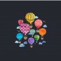 Hot Air Balloon Night Pin