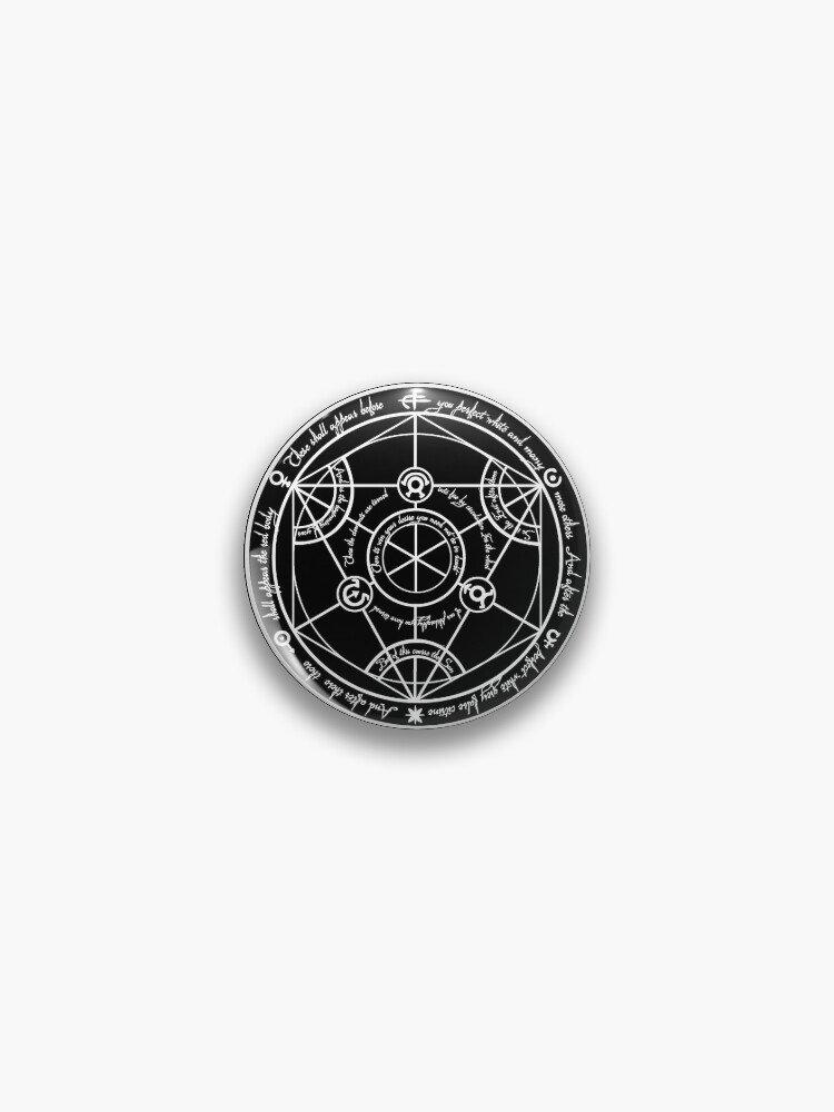 Human Transmutation Circle  Pin