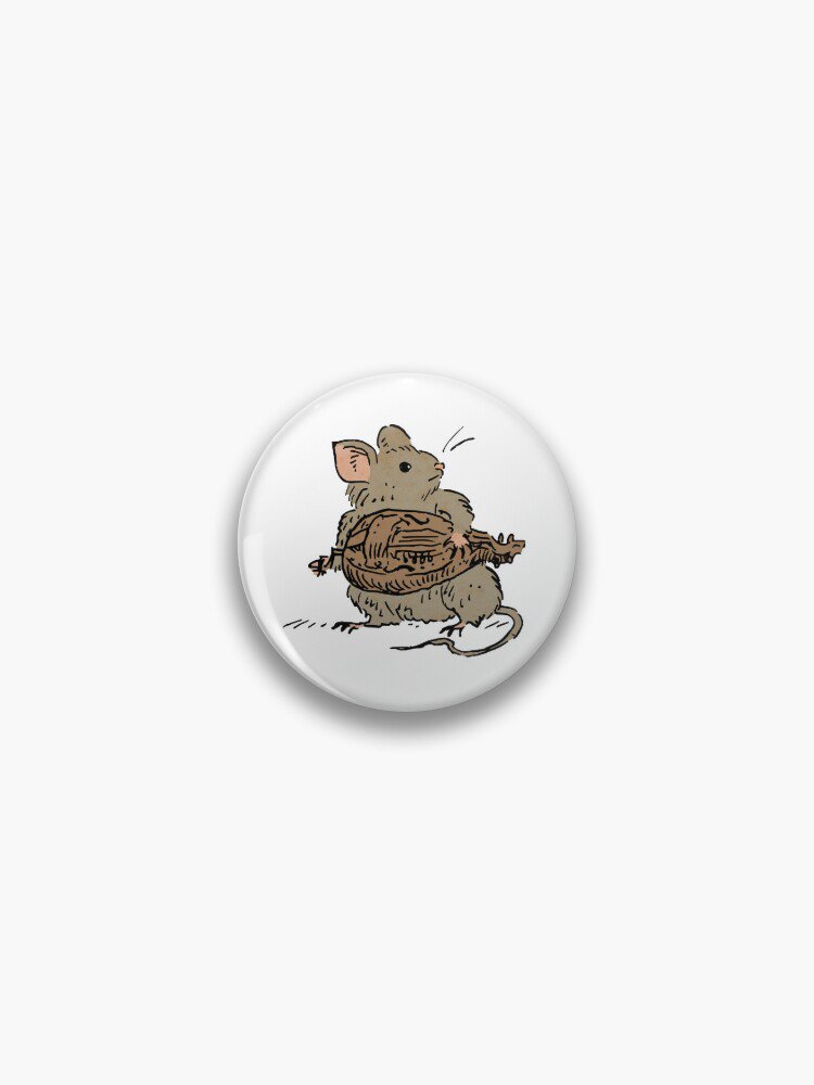 Hurdy Gurdy mouse (large) Pin