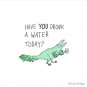 Hydration Dinosaur Pin