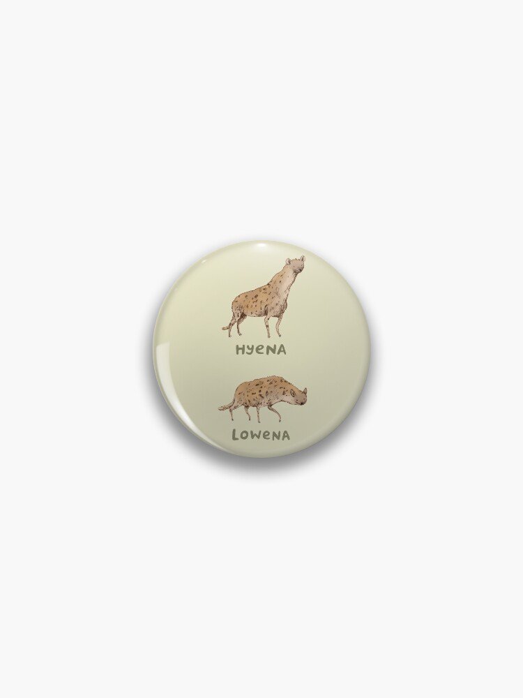 Hyena Lowena Pin