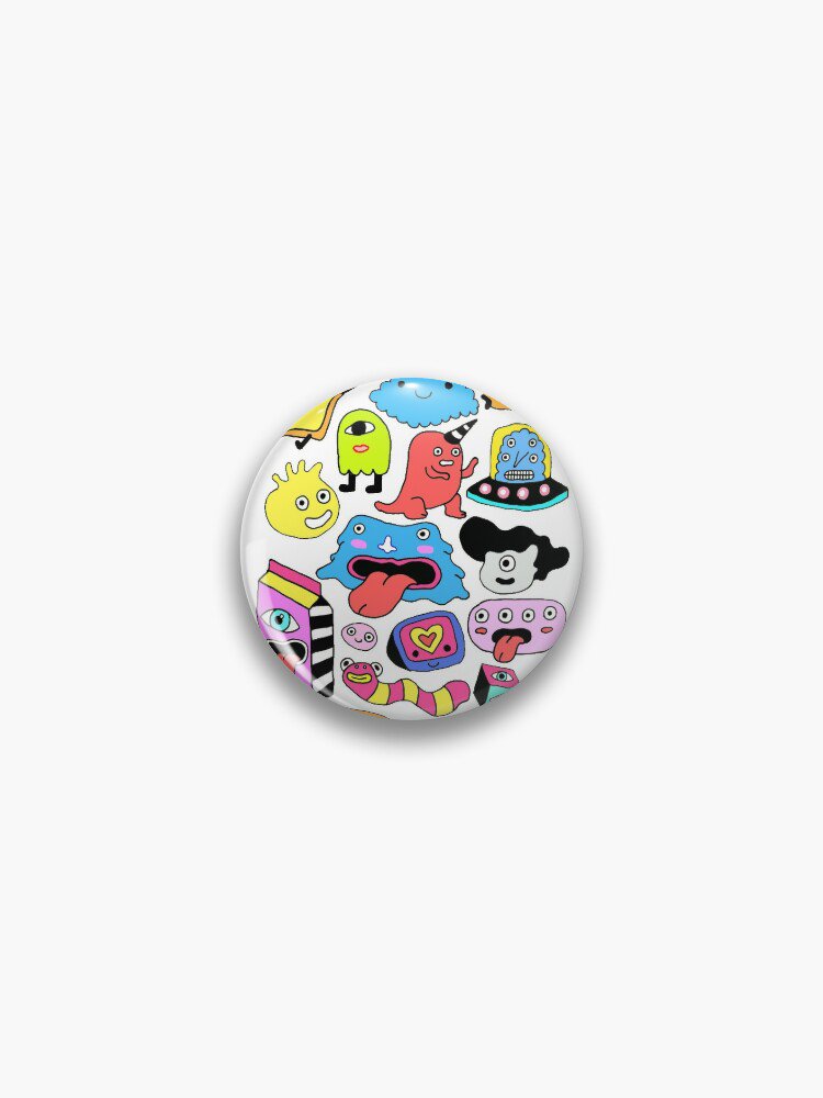 I love monsters Pin