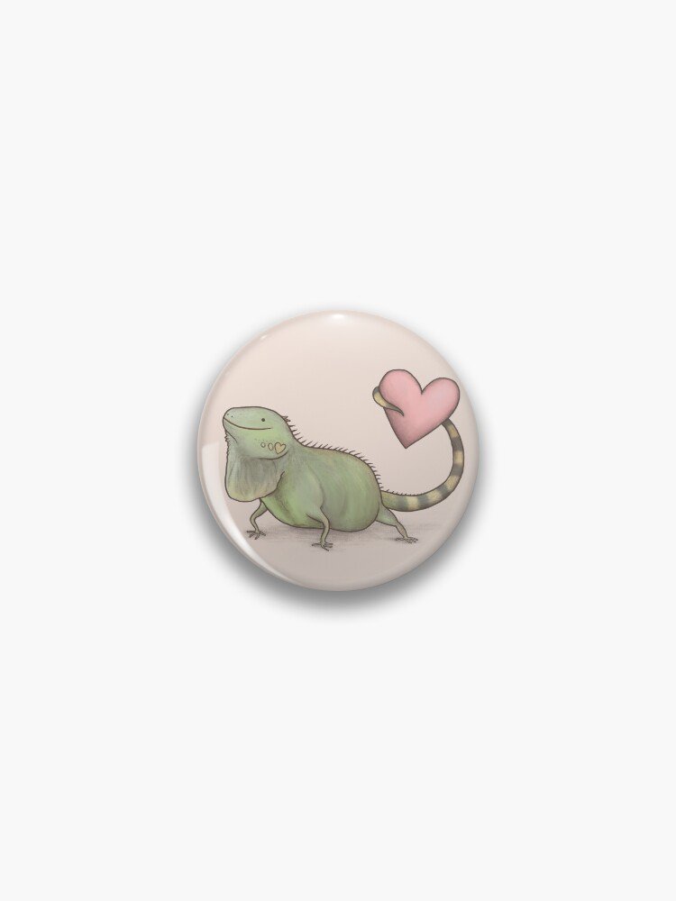 Iguana Love You Pin