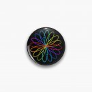 Infinite Rainbow Flower Flight Pin