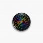 Infinite Rainbow Flower Flight Pin