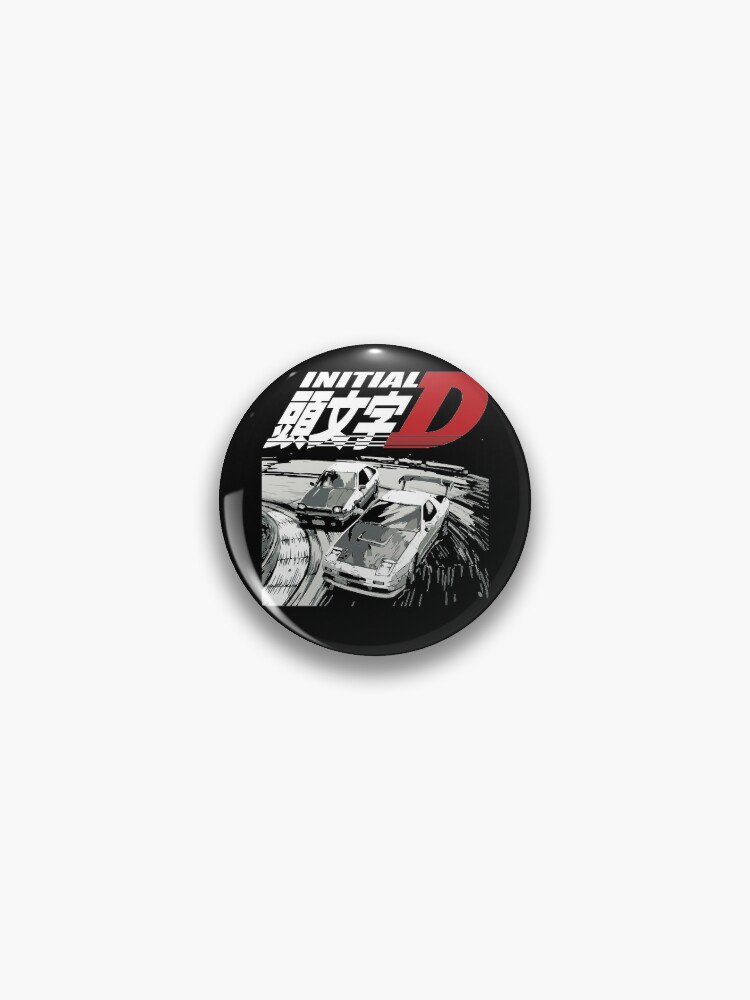 Initial D - Drift Racing  tandems Toyota Corolla AE86 Sprinter Trueno vs FC rx-7 Pin