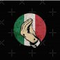 Italian Hand Gesture Sing Language Funny Italy Flag Vintage Pin
