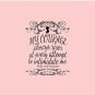 Jane Austen My Courage Always Rises Quote Book Club Literary Gift Pin