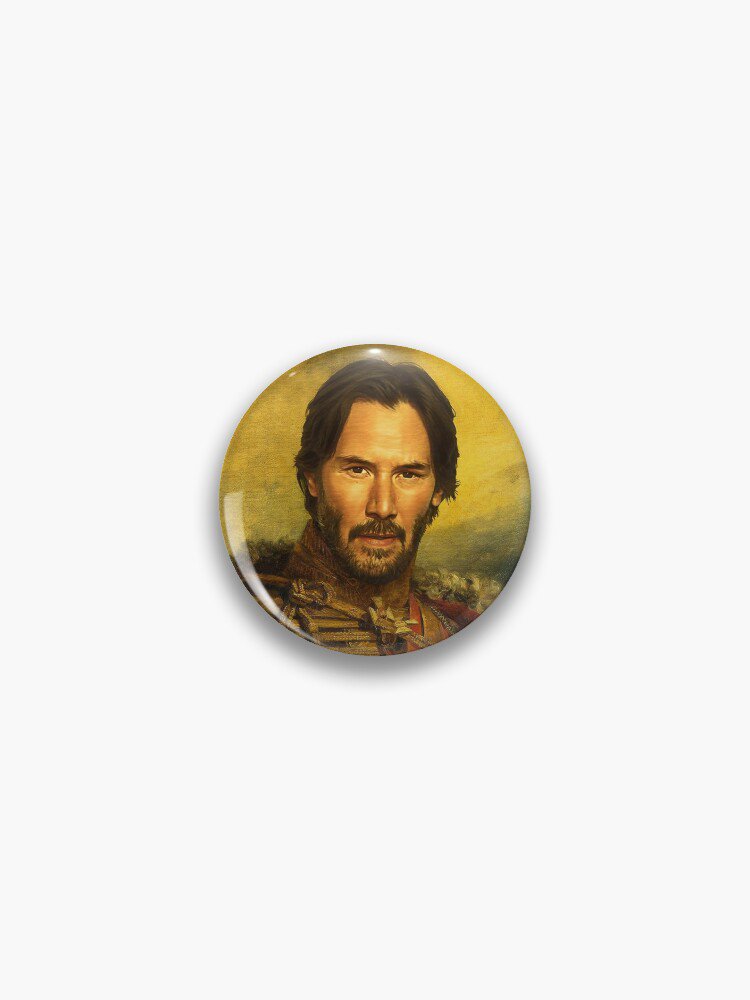 Keanu Reeves - replaceface Pin