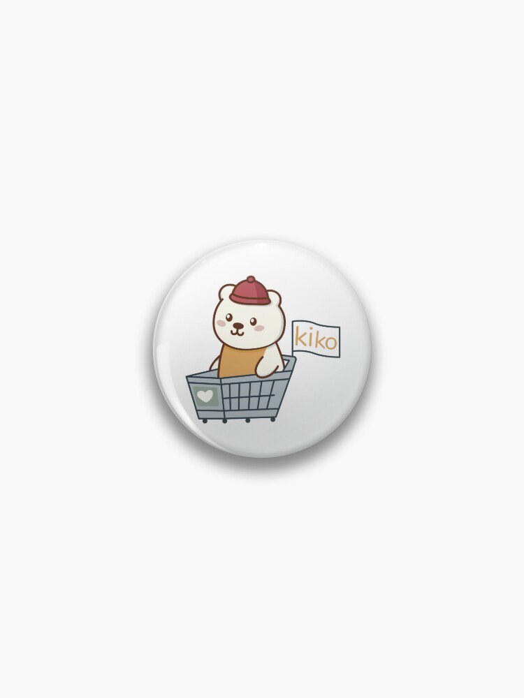 kiko the bear Pin