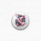koi carp fish watercolor Pin
