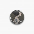 La Femme Tattoue  The tattooed lady  Art Nouveau Pin
