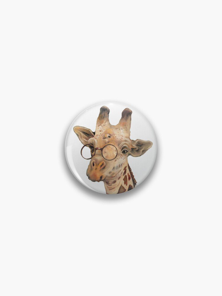 Lady Giraffe Pin