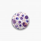 Large White Blood Cell Pattern Pin