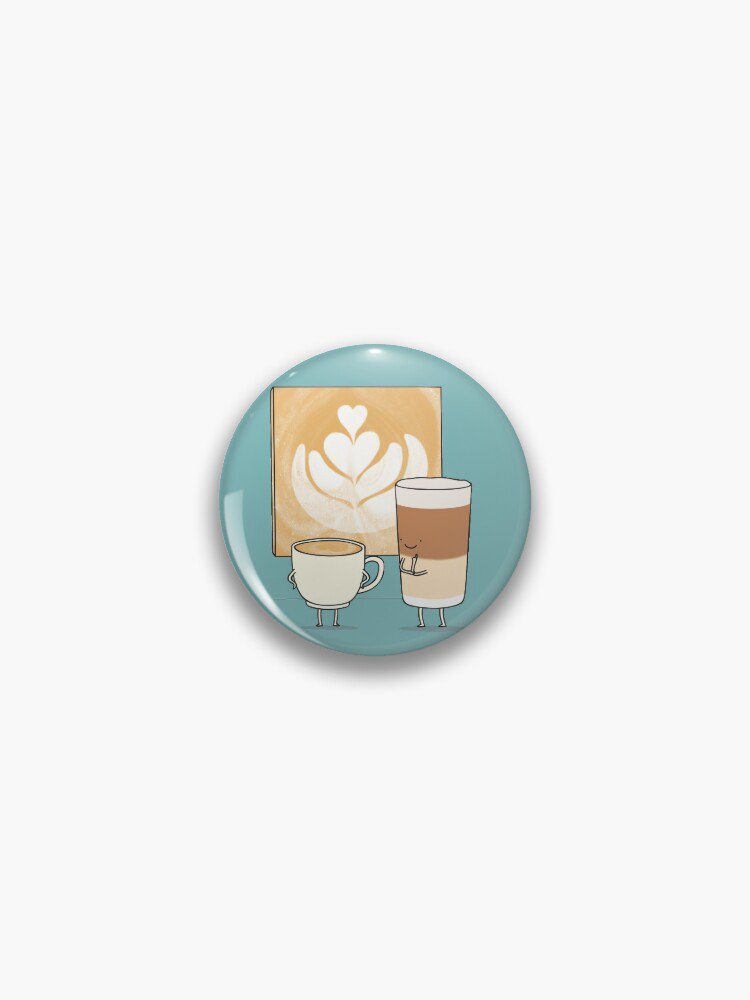 Latte art Pin