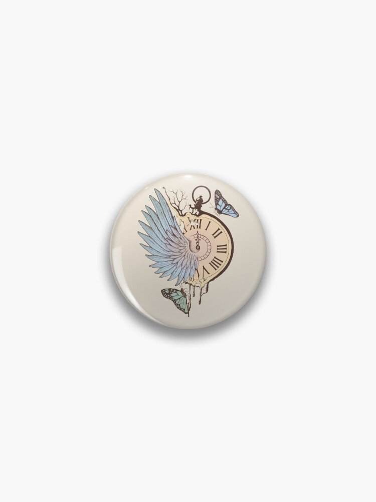 Le Temps Passe Vite (Time Flies) Pin