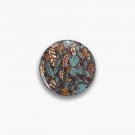 Leaves color blue Pin