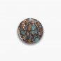Leaves color blue Pin