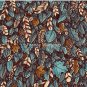 Leaves color blue Pin