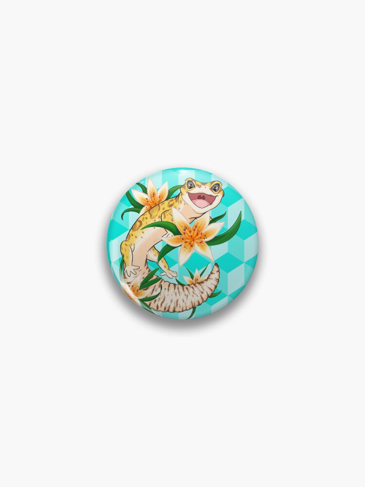 Leopard Geckos are a Fun Time Pin