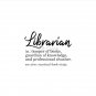Librarian Funny Definition Pin