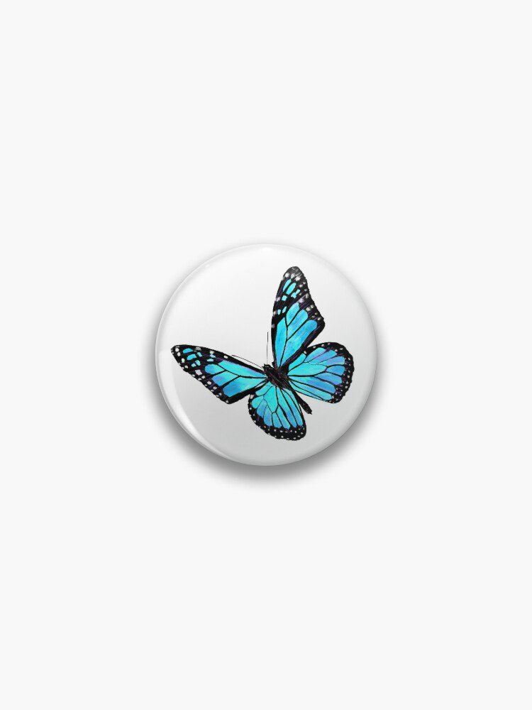 Light blue butterfly Pin