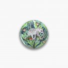 Little Elephant on a Jungle Adventure – faded vintage version Pin