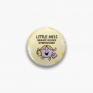 little miss brings books everywhere Pin