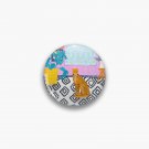 Living Room Wild Cat Pin