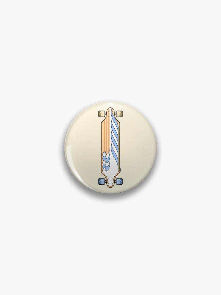 Longboard Summer  Pin