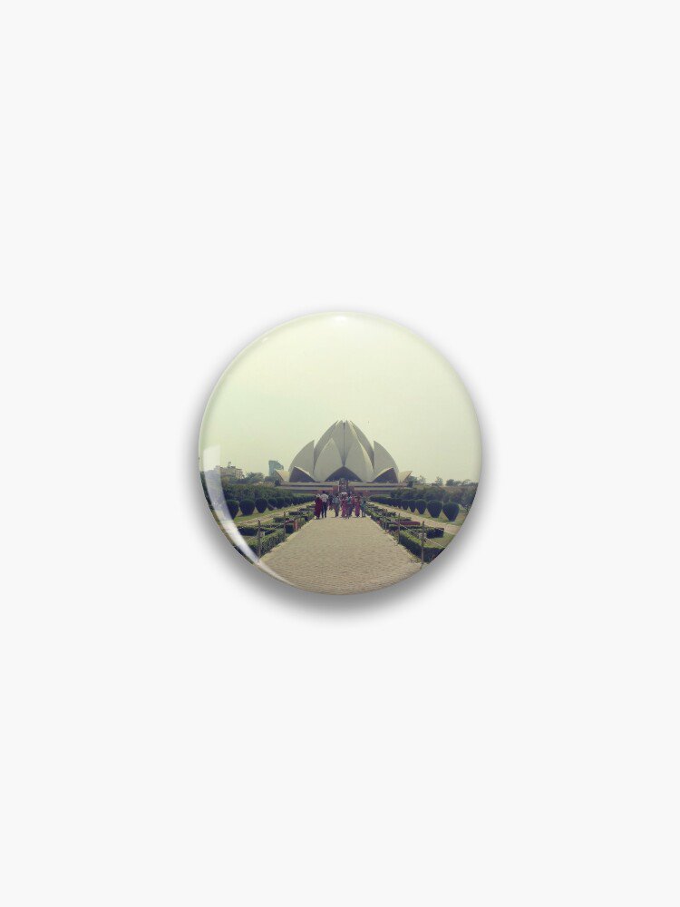 Lotus Temple Pin
