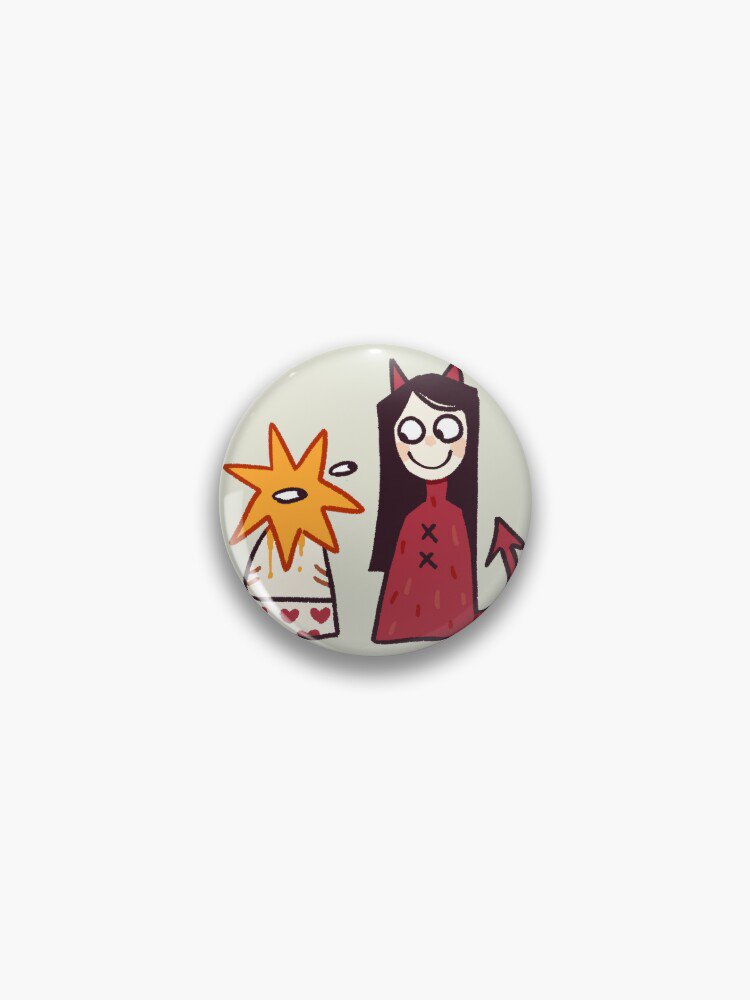 low effort angel and devil Pin