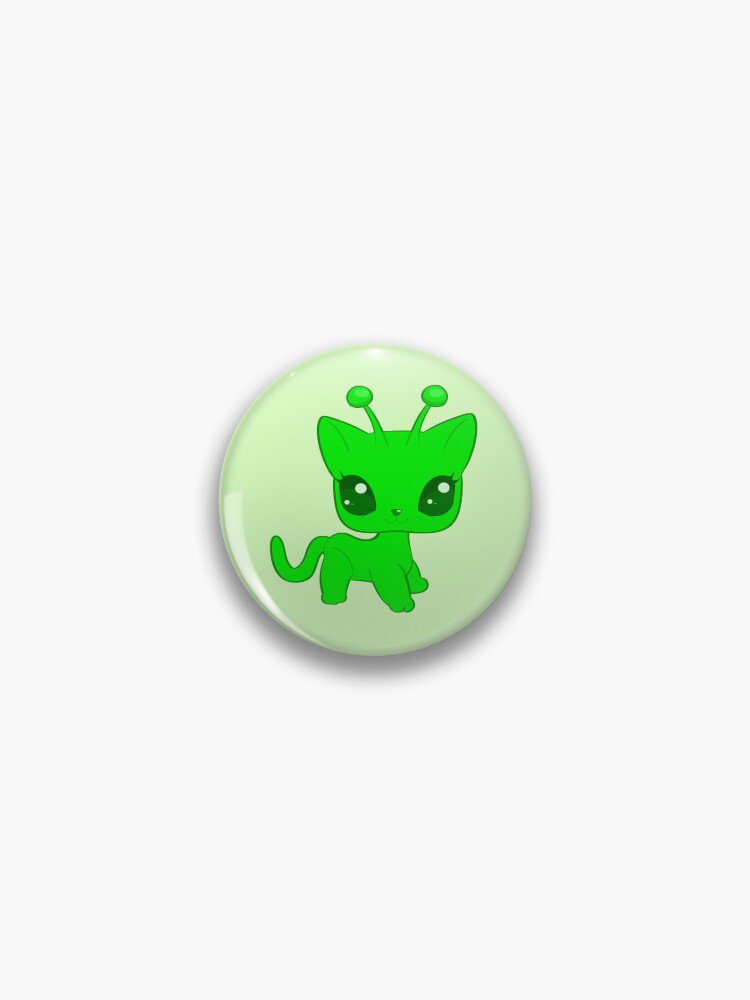 LPS Gnarp Gnarp Alien Cat Pin