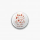 Lucky Maneki neko orange version Pin