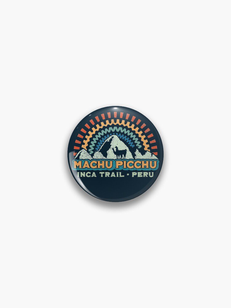 Machu Picchu Retro Inca - Peru Pin