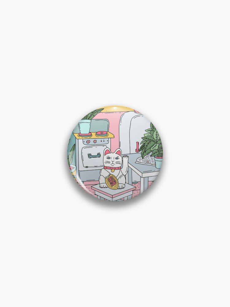 Maneki Plants Pin