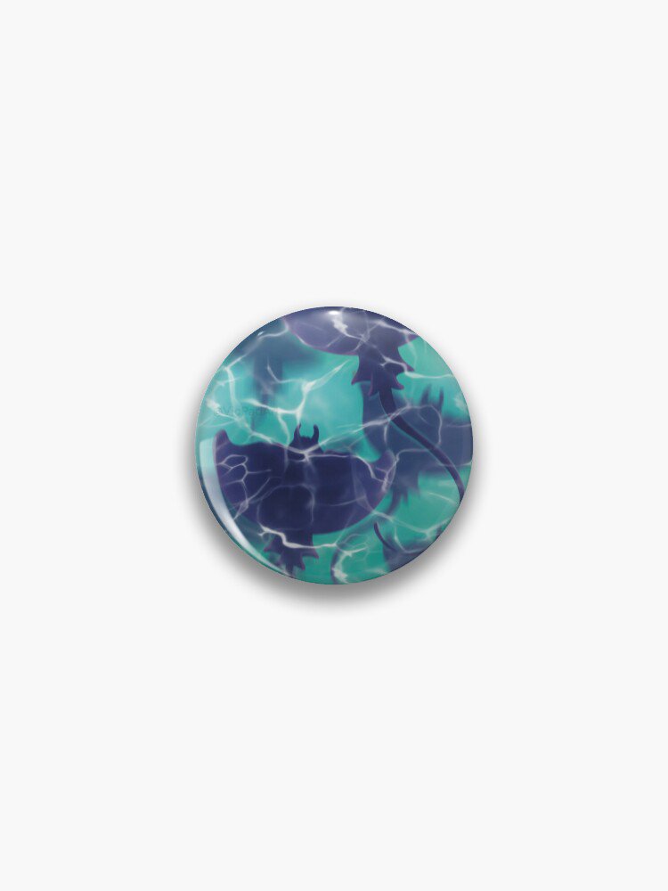 Manta rays in the ocean Pin