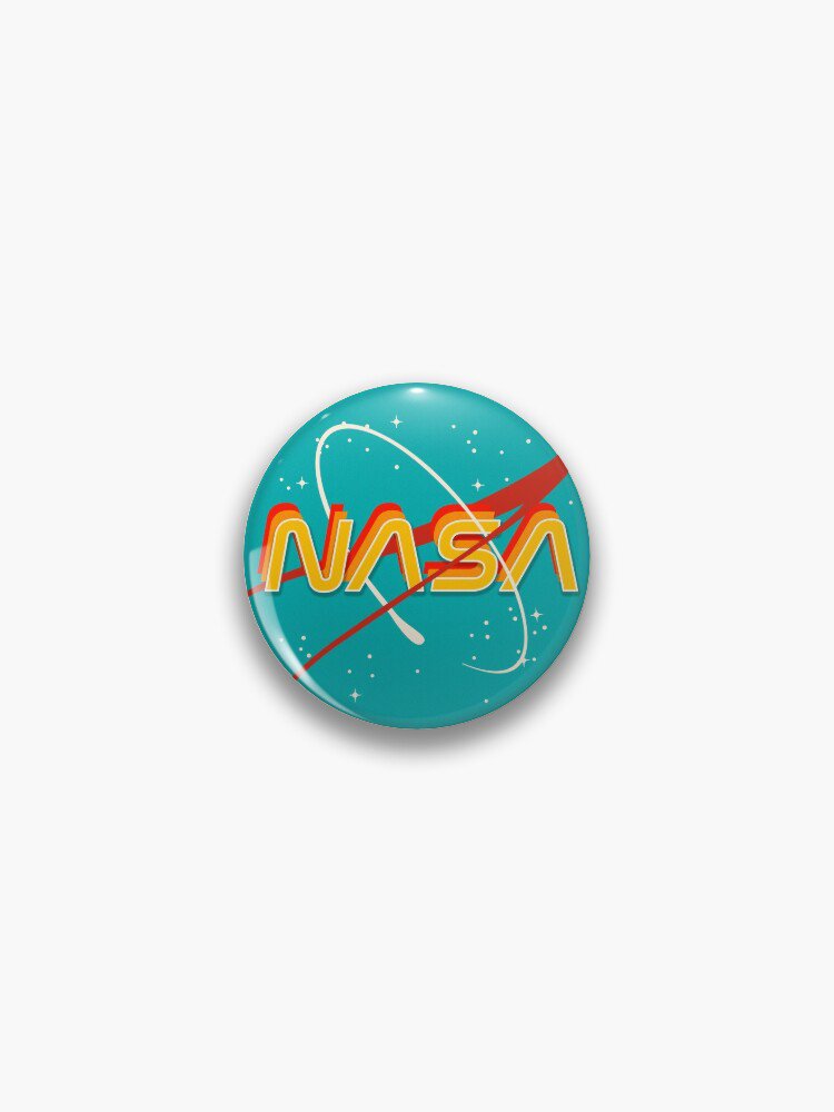 NASA RETRO Pin