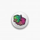 Neon dice hearts Pin