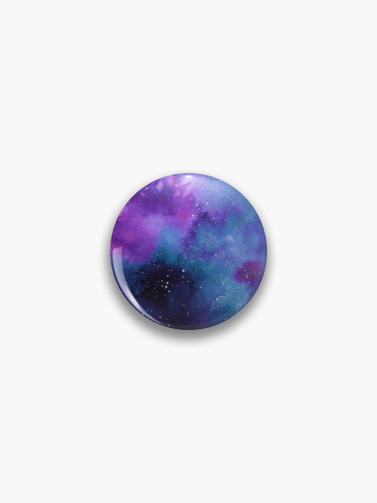 Neon Galaxy Dreams Pin