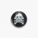 Nerd Life Skull and Crossbones Pin